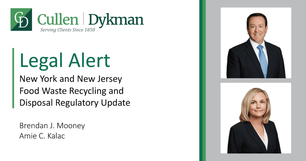 New York and New Jersey Food Waste Recycling and Disposal Regulatory