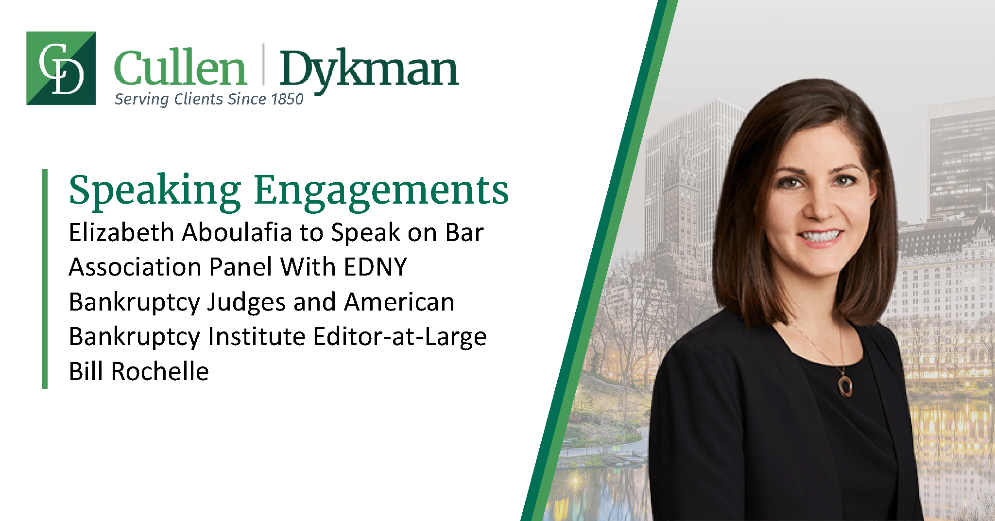 Elizabeth Aboulafia to Speak on Bar Association Panel With EDNY