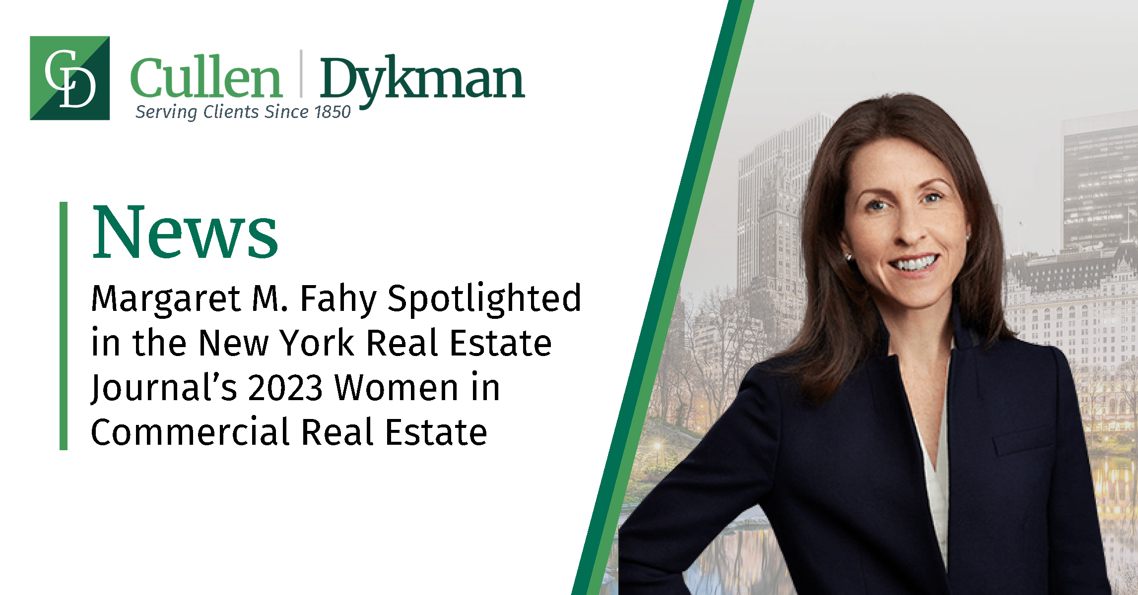 Margaret M. Fahy Spotlighted in the New York Real Estate Journal’s 2023