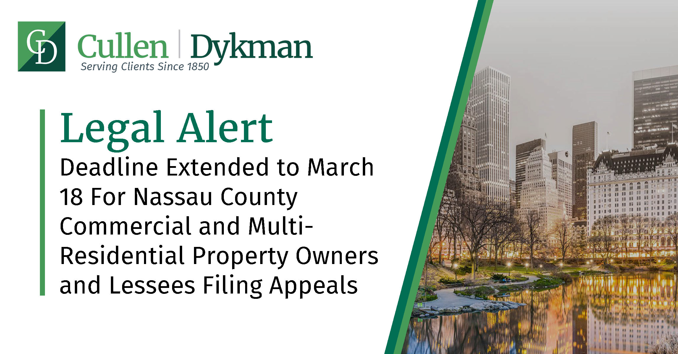 Deadline Extended to March 18 For Nassau County Commercial and Multi